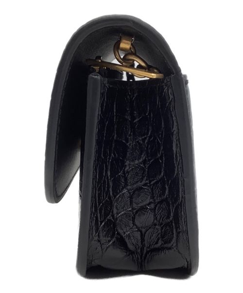 BALENCIAGA（バレンシアガ）BALENCIAGA (バレンシアガ) チェーンショルダーバッグ ブラックの古着・服飾アイテム