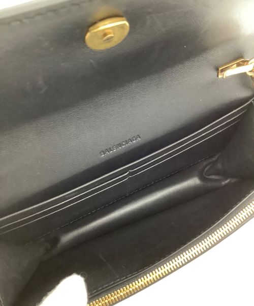 BALENCIAGA（バレンシアガ）BALENCIAGA (バレンシアガ) チェーンショルダーバッグ ブラックの古着・服飾アイテム