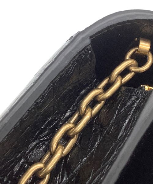 BALENCIAGA（バレンシアガ）BALENCIAGA (バレンシアガ) チェーンショルダーバッグ ブラックの古着・服飾アイテム