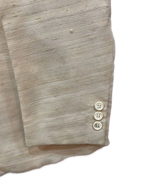 COMME des GARCONS HOMME PLUS（コムデギャルソンオムプリュス）COMME des GARCONS HOMME PLUS (コムデギャルソンオムプリュス) テーラードジャケット ベージュ サイズ:Mの古着・服飾アイテム