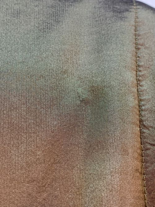 missoni（ミッソーニ）missoni (ミッソーニ) ヴィンテージ調コート グリーン×レッド サイズ:-の古着・服飾アイテム