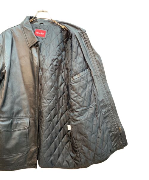 chevalier（シュバリエ）chevalier (シュバリエ) レザージャケット ブラック サイズ:Lの古着・服飾アイテム