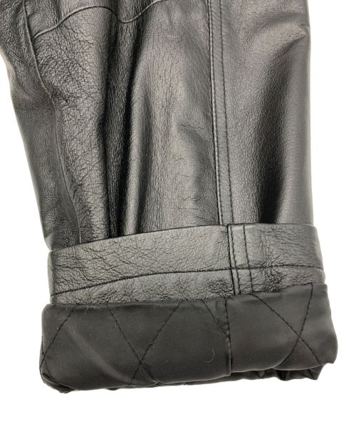 chevalier（シュバリエ）chevalier (シュバリエ) レザージャケット ブラック サイズ:Lの古着・服飾アイテム