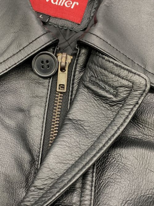 chevalier（シュバリエ）chevalier (シュバリエ) レザージャケット ブラック サイズ:Lの古着・服飾アイテム