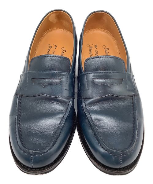 green label relaxing（グリーンレーベルリラクシング）green label relaxing (グリーンレーベルリラクシング) Jalan Sriwijaya (ジャランスリウァヤ) ローファー ネイビー サイズ:24cmの古着・服飾アイテム