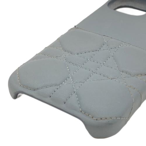 Christian Dior（クリスチャン ディオール）Christian Dior (クリスチャン ディオール) カナージュ ラムスキン　iPhone14ケースの古着・服飾アイテム
