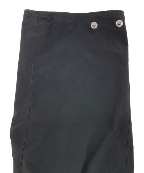 Barbour（バブアー）Barbour (バブアー) Barbour オーバーサイズドミドルコート ブラック×グリーン サイズ:42の古着・服飾アイテム