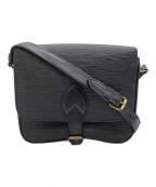 LOUIS VUITTONルイ ヴィトン）の古着「カルトシエール ショルダーバッグ」｜ブラック