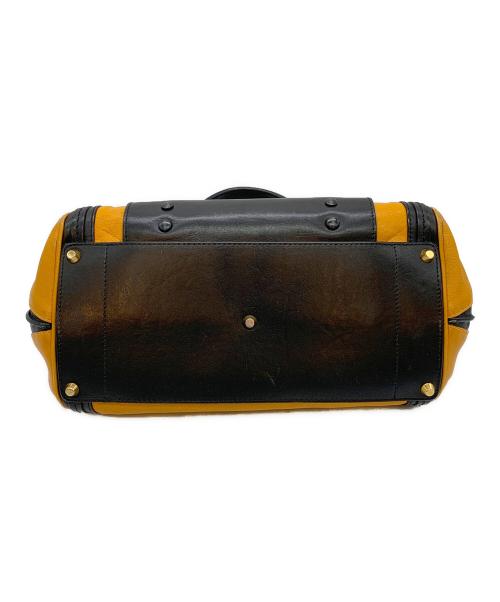 Chloe（クロエ）Chloe (クロエ) 2WAYショルダーバッグ ブラック×イエローの古着・服飾アイテム