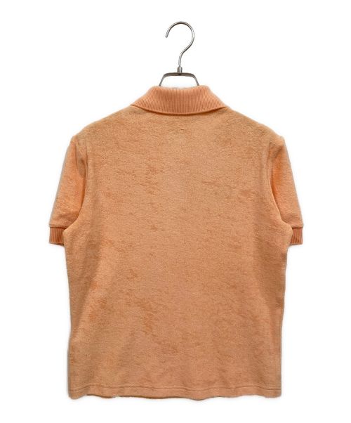 LACOSTE（ラコステ）LACOSTE (ラコステ) エコマテリアルベーシックポロシャツ オレンジ サイズ:34 未使用品の古着・服飾アイテム