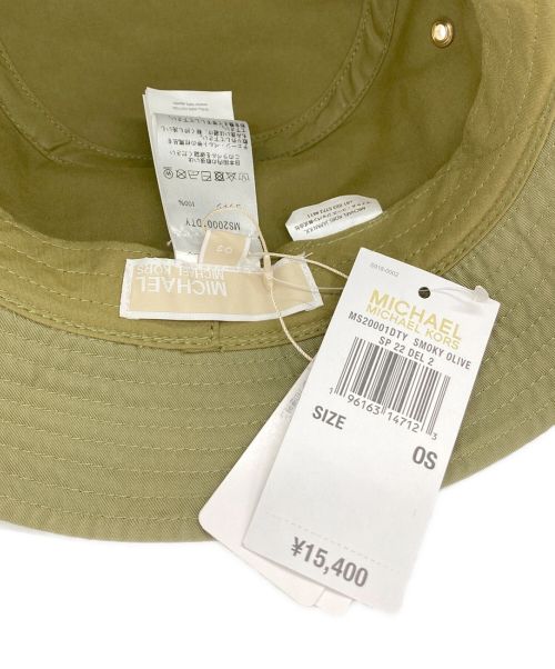 MICHAEL KORS（マイケル・コース）MICHAEL KORS (マイケルコース) Chain Link Cotton Bucket Hat オリーブ サイズ:0S 未使用品の古着・服飾アイテム
