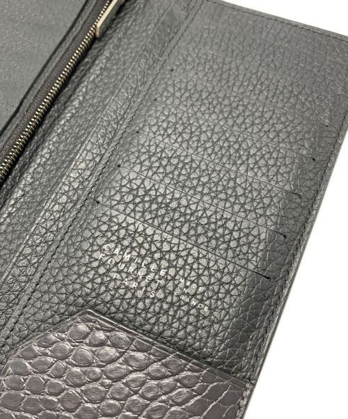 CAMILLE FOURNET PARIS（カミーユフォルネ）CAMILLE FOURNET PARIS (カミーユフォルネ) 2つ折り財布 ブラックの古着・服飾アイテム