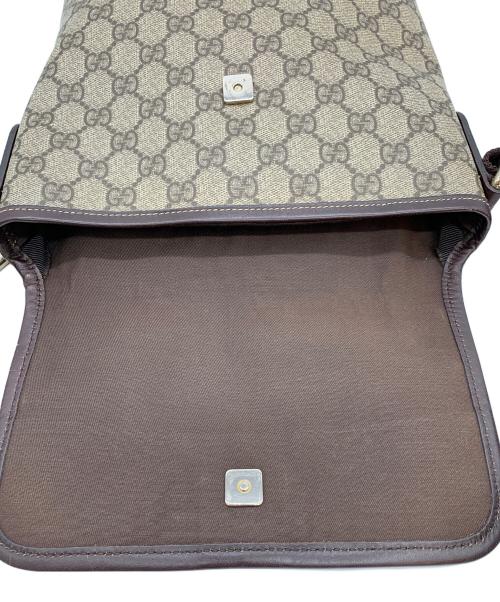 GUCCI（グッチ）GUCCI (グッチ) ショルダーバッグ ベージュ×ブラウンの古着・服飾アイテム