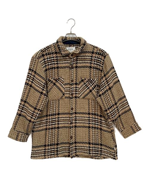 WAX LONDON（ワックスロンドン）WAX LONDON (ワックスロンドン) バスケットチェックシャツ ベージュ サイズ:XLの古着・服飾アイテム