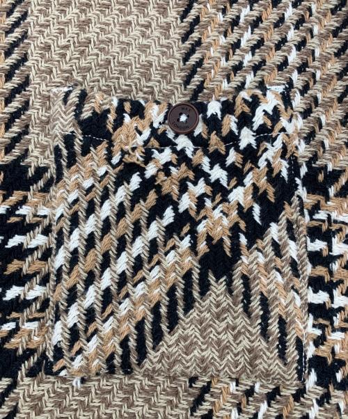 WAX LONDON（ワックスロンドン）WAX LONDON (ワックスロンドン) バスケットチェックシャツ ベージュ サイズ:XLの古着・服飾アイテム