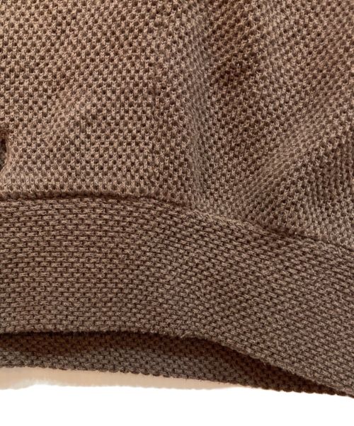 Y's（ワイズ）Y's (ワイズ) コットンニットベスト ブラウン サイズ:3の古着・服飾アイテム