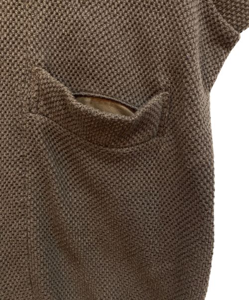 Y's（ワイズ）Y's (ワイズ) コットンニットベスト ブラウン サイズ:3の古着・服飾アイテム