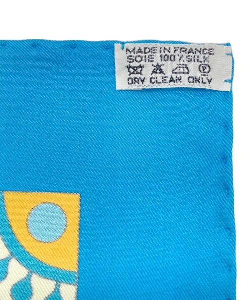 HERMES（エルメス）HERMES (エルメス) Les Printemps de Thera / ラテの春 スカイブルーの古着・服飾アイテム