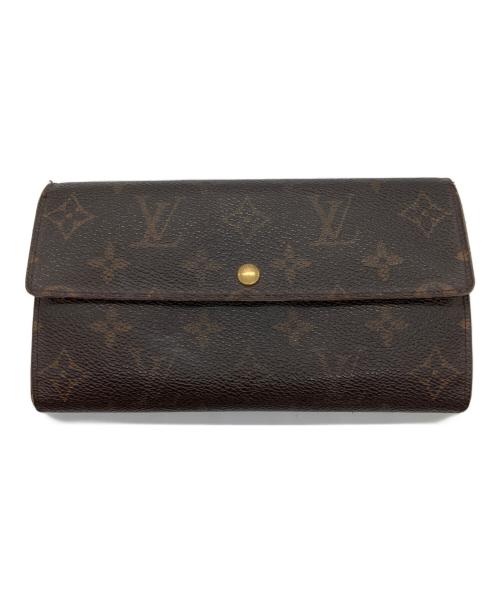 LOUIS VUITTON（ルイ ヴィトン）LOUIS VUITTON (ルイ ヴィトン) ポルトモネ・クレディ ブラウンの古着・服飾アイテム