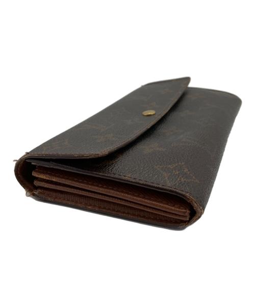 LOUIS VUITTON（ルイ ヴィトン）LOUIS VUITTON (ルイ ヴィトン) ポルトモネ・クレディ ブラウンの古着・服飾アイテム
