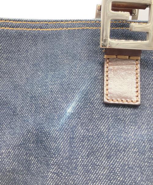 FENDI（フェンディ）FENDI (フェンディ) FENDI トートバッグ インディゴ×ブラウンの古着・服飾アイテム