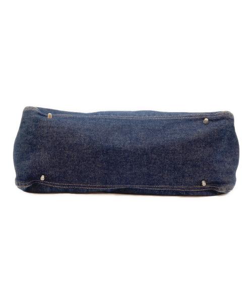 FENDI（フェンディ）FENDI (フェンディ) FENDI トートバッグ インディゴ×ブラウンの古着・服飾アイテム