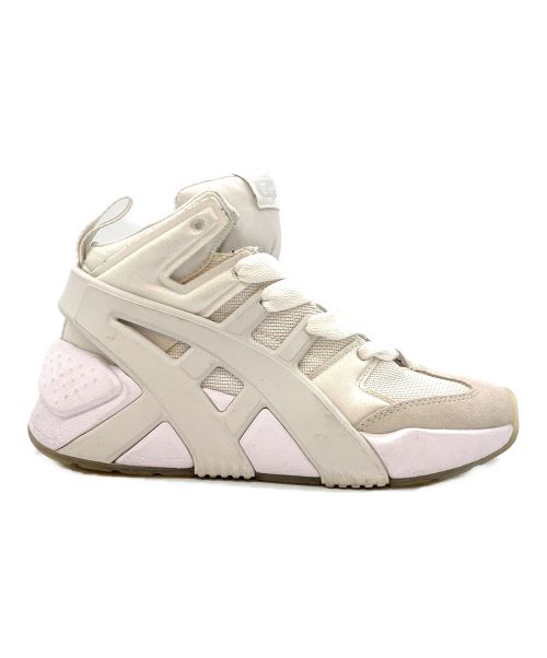 Onitsuka Tiger（オニツカタイガー）Onitsuka Tiger (オニツカタイガー) BIG LOGO TRAINER PUFFED / ハイカットスニーカー ホワイト サイズ:23の古着・服飾アイテム