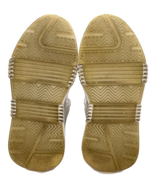 Onitsuka Tiger（オニツカタイガー）Onitsuka Tiger (オニツカタイガー) BIG LOGO TRAINER PUFFED / ハイカットスニーカー ホワイト サイズ:23の古着・服飾アイテム