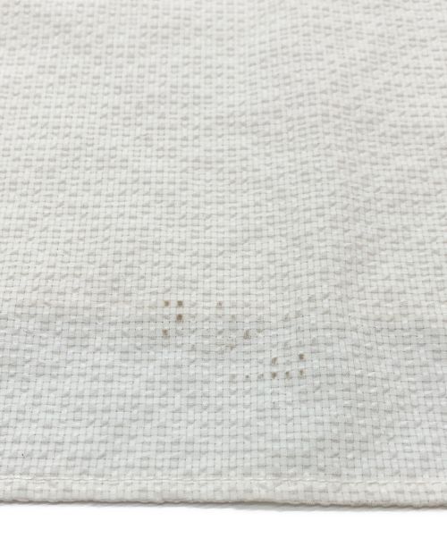 Adam et Rope（アダム エ ロペ）Adam et Rope (アダムエロペ) サッカーキャミワンピース ホワイト サイズ:Fの古着・服飾アイテム