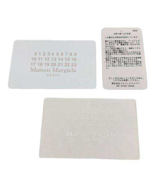 Maison Margiela（メゾンマルジェラ）Maison Margiela (メゾンマルジェラ) コンパクトウォレット ブラックの古着・服飾アイテム