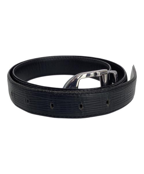 LOUIS VUITTON（ルイ ヴィトン）LOUIS VUITTON (ルイ ヴィトン) サンチュールベルト ブラック×シルバーカラー サイズ:85/34の古着・服飾アイテム