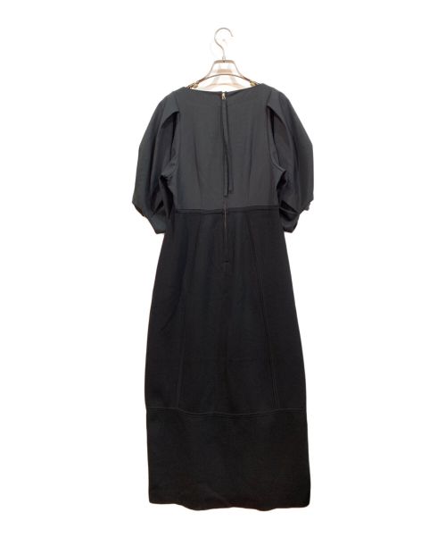 styling/（スタイリング）styling/ (スタイリング) スクエアネックドッキングワンピース ブラック サイズ:1の古着・服飾アイテム