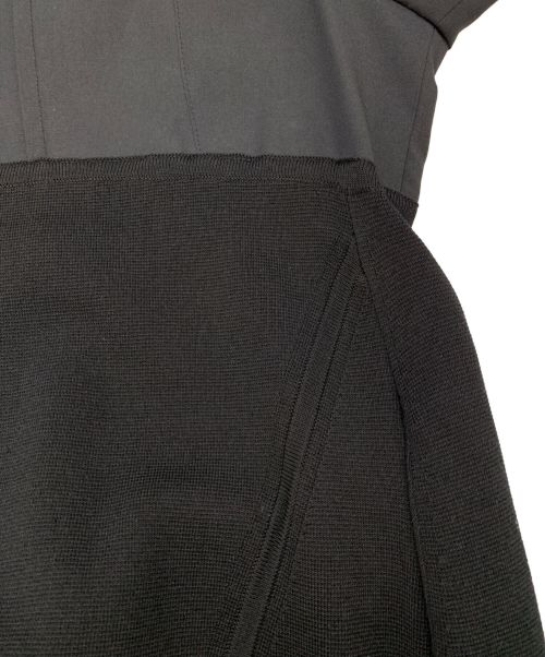 styling/（スタイリング）styling/ (スタイリング) スクエアネックドッキングワンピース ブラック サイズ:1の古着・服飾アイテム