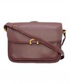 Cartierカルティエ）の古着「ショルダーバッグ　マストライン」｜ボルドー