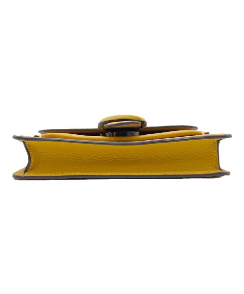 COACH（コーチ）COACH (コーチ) チェーンショルダーポーチ イエローの古着・服飾アイテム