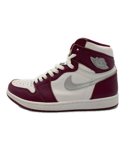 NIKE（ナイキ）NIKE (ナイキ) AIR JORDAN 1 RETRO HIGH OG / エアジョーダン 1 レトロ ハイ OG ボルドー×ホワイト サイズ:US9.5の古着・服飾アイテム