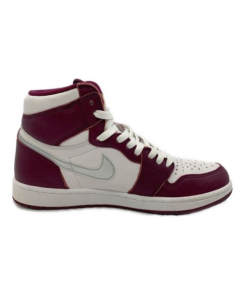 NIKE（ナイキ）NIKE (ナイキ) AIR JORDAN 1 RETRO HIGH OG / エアジョーダン 1 レトロ ハイ OG ボルドー×ホワイト サイズ:US9.5の古着・服飾アイテム