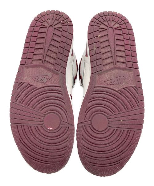 NIKE（ナイキ）NIKE (ナイキ) AIR JORDAN 1 RETRO HIGH OG / エアジョーダン 1 レトロ ハイ OG ボルドー×ホワイト サイズ:US9.5の古着・服飾アイテム