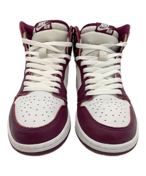 NIKE（ナイキ）NIKE (ナイキ) AIR JORDAN 1 RETRO HIGH OG / エアジョーダン 1 レトロ ハイ OG ボルドー×ホワイト サイズ:US9.5の古着・服飾アイテム