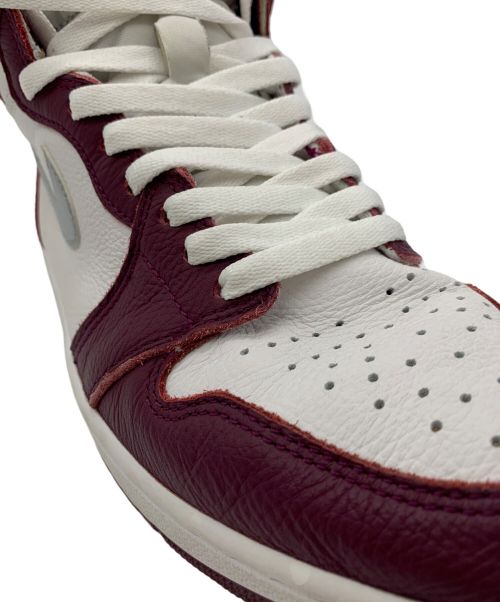 NIKE（ナイキ）NIKE (ナイキ) AIR JORDAN 1 RETRO HIGH OG / エアジョーダン 1 レトロ ハイ OG ボルドー×ホワイト サイズ:US9.5の古着・服飾アイテム