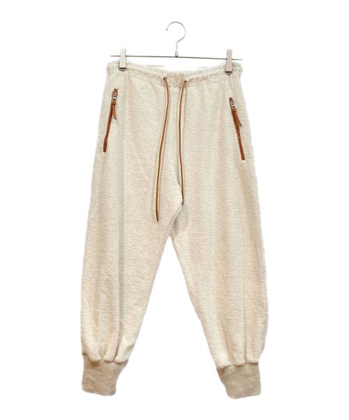 LOEWE（ロエベ）LOEWE (ロエベ) コットンスウェットパンツ ホワイト サイズ:XSの古着・服飾アイテム