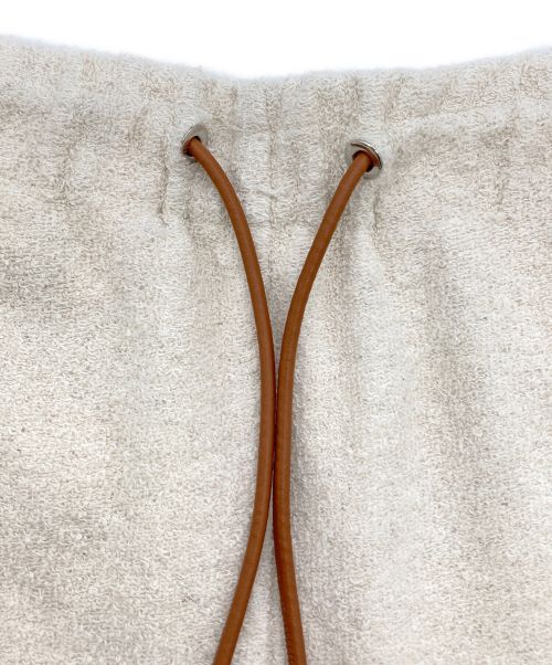 LOEWE（ロエベ）LOEWE (ロエベ) コットンスウェットパンツ ホワイト サイズ:XSの古着・服飾アイテム