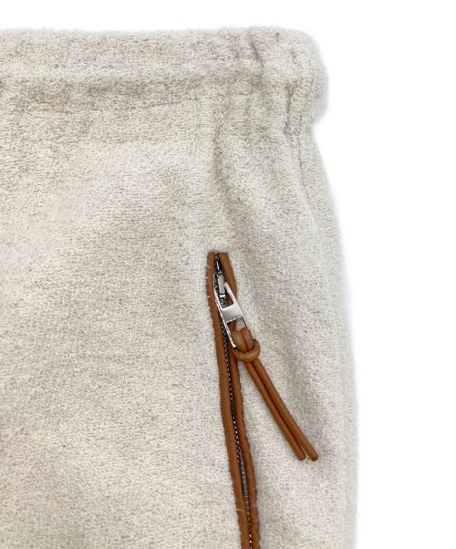 LOEWE（ロエベ）LOEWE (ロエベ) コットンスウェットパンツ ホワイト サイズ:XSの古着・服飾アイテム