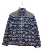 MARMOTマーモット）の古着「フリースジャケット」｜ブルー×グレー