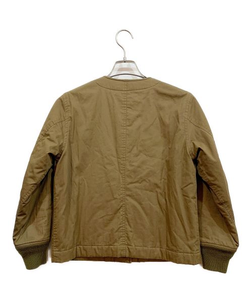 MHL（エムエイチエル）MHL (エムエイチエル) ノーカラージャケット オリーブ サイズ:1の古着・服飾アイテム