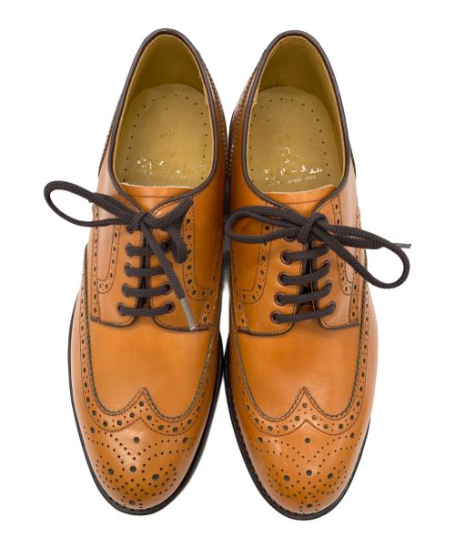 REGAL（リーガル）REGAL (リーガル) ウィングチップシューズ キャメル サイズ:25EEの古着・服飾アイテム