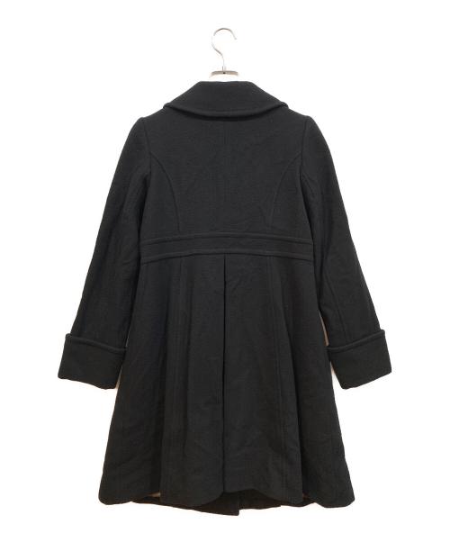 BLUE LABEL CRESTBRIDGE（ブルーレーベルクレストブリッジ）BLUE LABEL CRESTBRIDGE (ブルーレーベルクレストブリッジ) ウールコート ブラック ☆ サイズ:38の古着・服飾アイテム