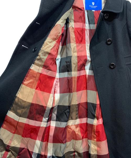 BLUE LABEL CRESTBRIDGE（ブルーレーベルクレストブリッジ）BLUE LABEL CRESTBRIDGE (ブルーレーベルクレストブリッジ) ウールコート ブラック ☆ サイズ:38の古着・服飾アイテム