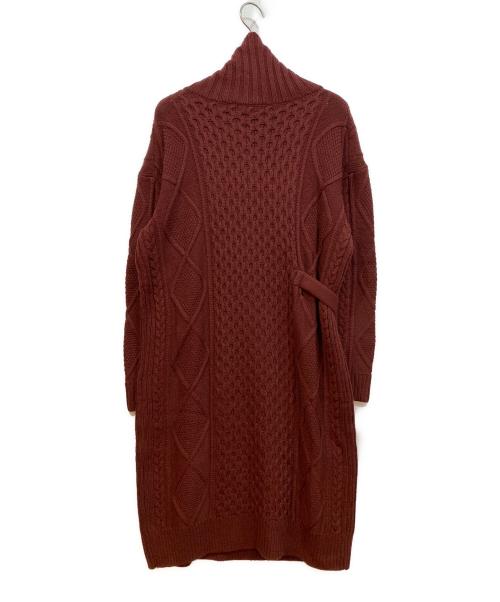 BLUE LABEL CRESTBRIDGE（ブルーレーベルクレストブリッジ）BLUE LABEL CRESTBRIDGE (ブルーレーベルクレストブリッジ) ニットワンピース レッド ☆ サイズ:38の古着・服飾アイテム