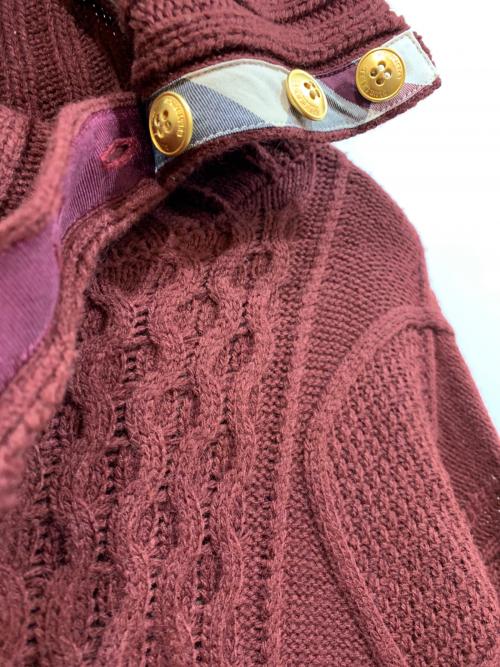 BLUE LABEL CRESTBRIDGE（ブルーレーベルクレストブリッジ）BLUE LABEL CRESTBRIDGE (ブルーレーベルクレストブリッジ) ニットワンピース レッド ☆ サイズ:38の古着・服飾アイテム